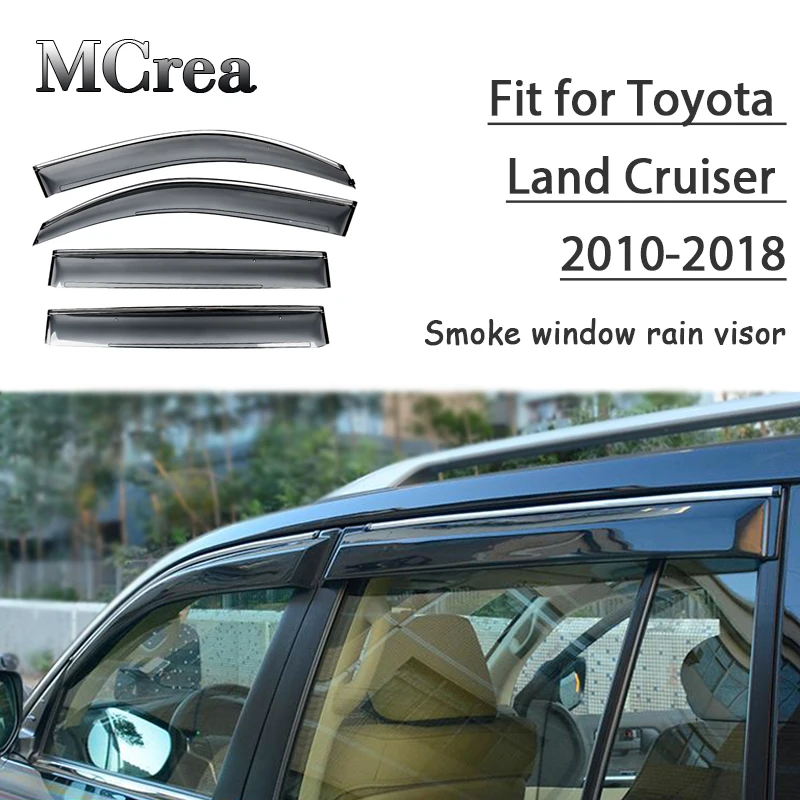 4 шт. дефлектор козырька от солнца и дождя для Toyota Land Cruiser 2010 2018|Уплотнители авто| |