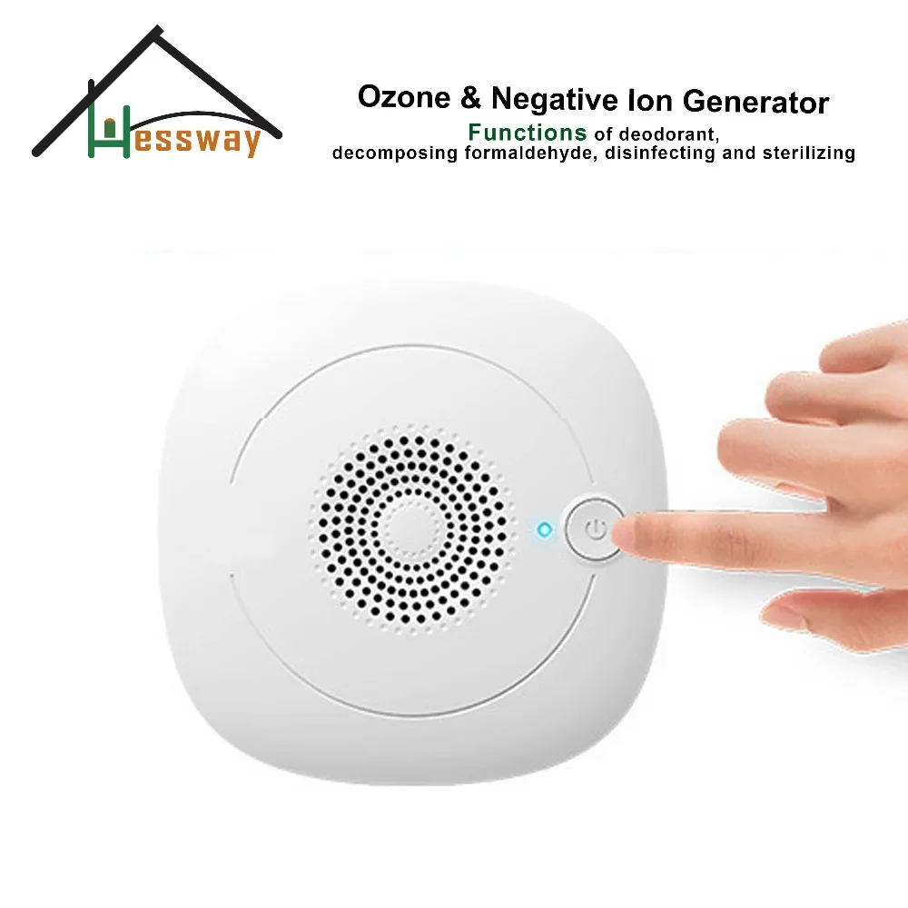 Портативный Керамический генератор озона 2 в 1 с европейской вилкой, дезодорант для домашних животных, туалета