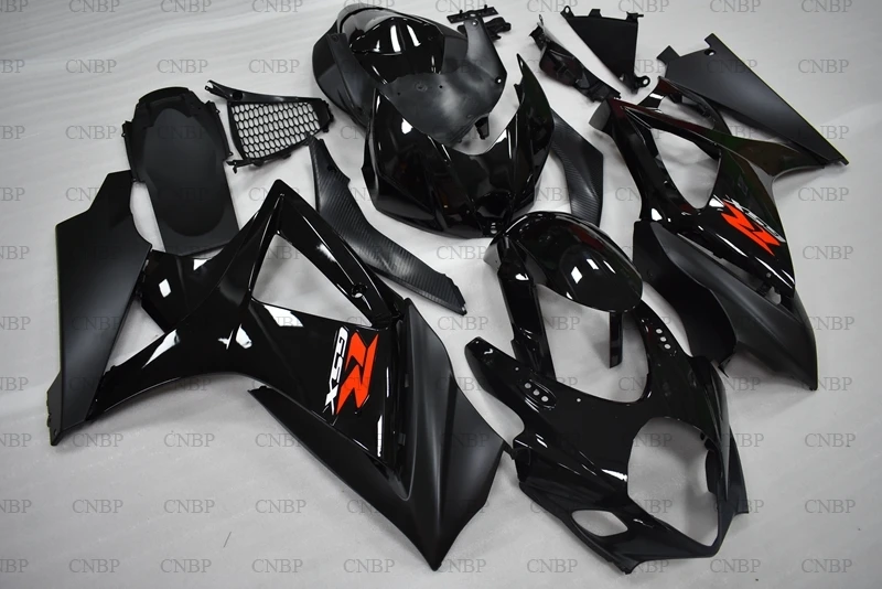 GSXR 1000 07 комплекты обтекателей 2007 - 2008 K7 Черные искусственные фотообтекатели