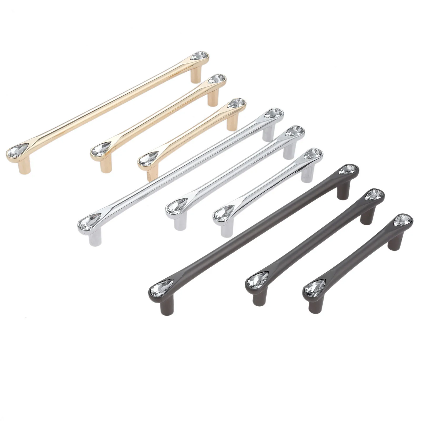 Современные дверные ручки роскошная мебель выдвижной ящик кухонный шкаф дверная