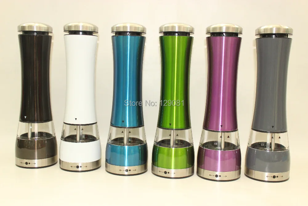 2016 электрическая мельница для синего перца из нержавеющей стали|pepper mill|blue pepper