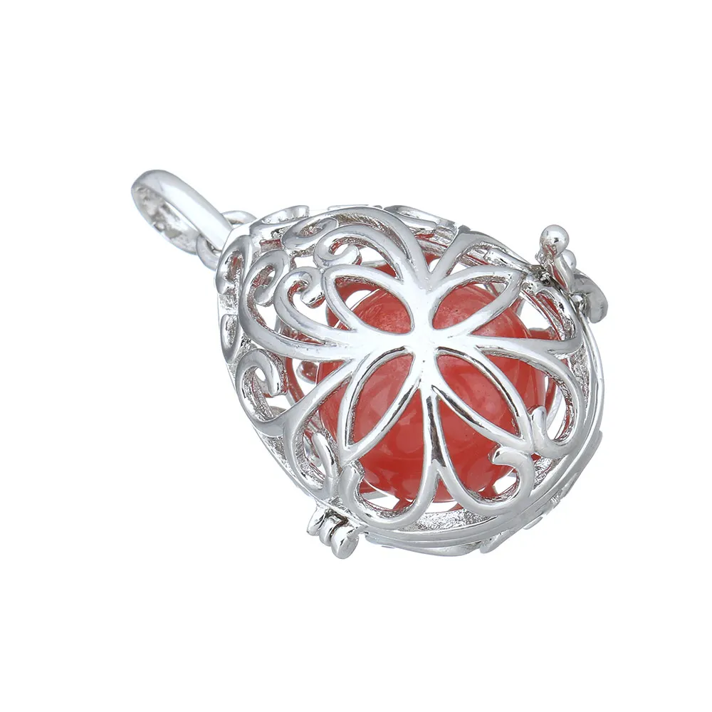 Лидер продаж 2017 винтажная подвеска-колокольчик с ангельским шариком ажурная