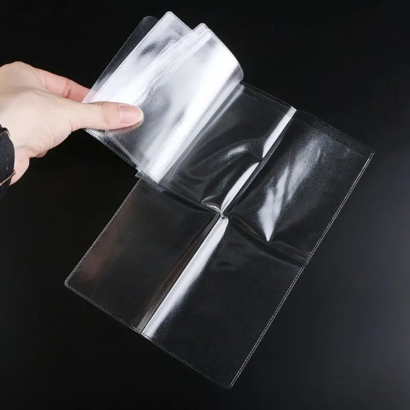 PVC Transparent Auto Documents Cover Russian Driver's License Case Protect Car ID Card Holder for Men | Багаж и сумки