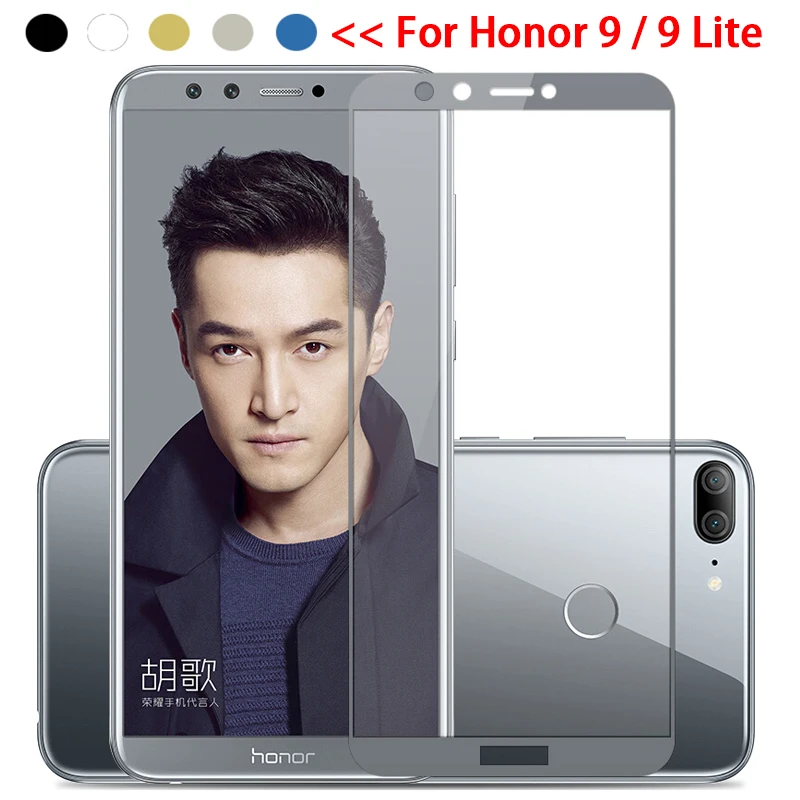 Полное Защитное стекло для Huawei Honor 9 Lite honor9 9lite honor9lite защита экрана Huawe Huawey