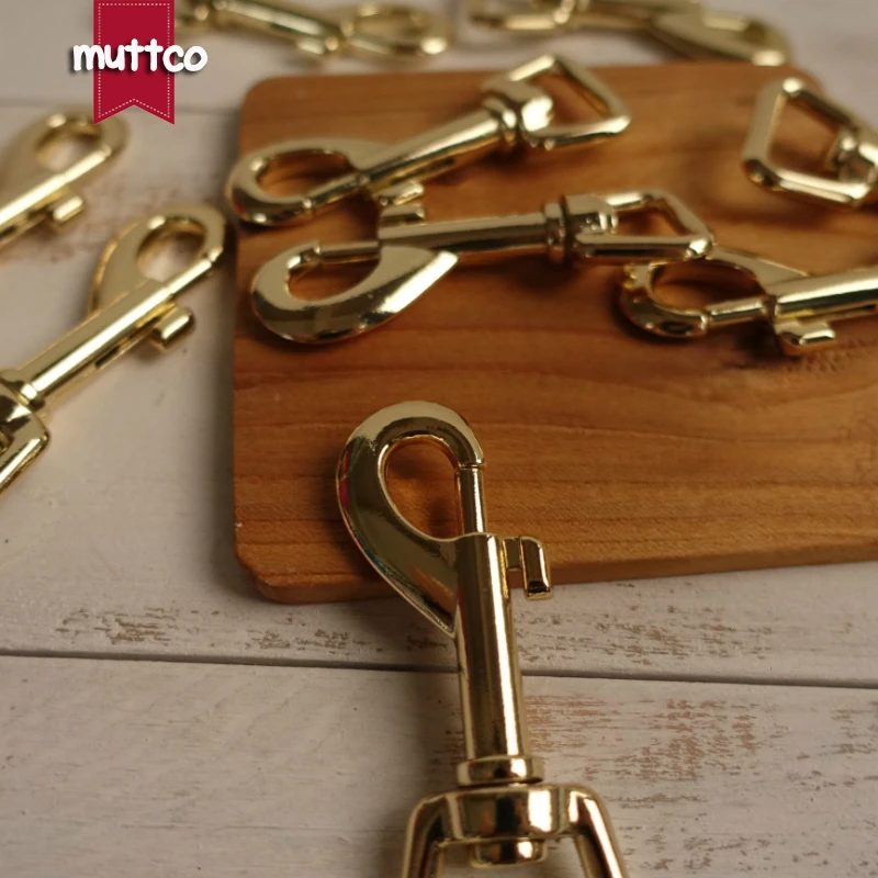 DIY поводок для собак оптовая продажа экологичный Золотой металлический брелок 20