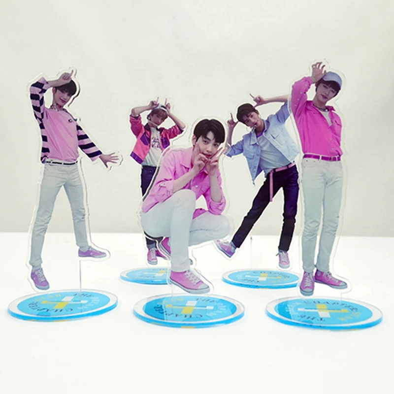 K pop Star TXT фигурка на акриловой подставке подставка коллекционный подарок набор