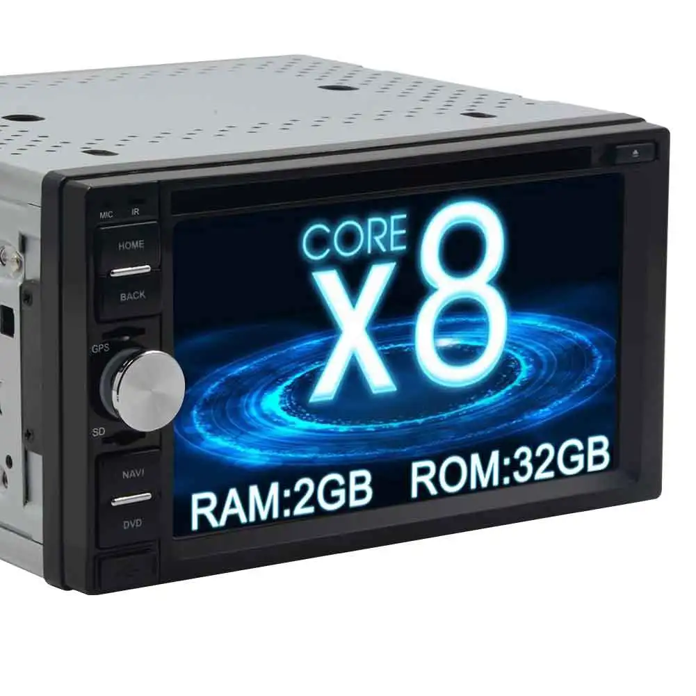 EinCar 8 ядер Android 7 1 в тире автомобильный стерео 2G RAM 32GB ROM WiFi 4G Bluetooth GPS двойной 2 Din FM/AM