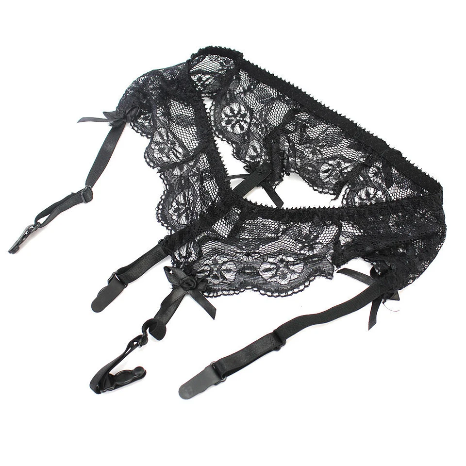 Хит продаж Женский пикантный Цветочный Пояс для чулок цветочные кружевные