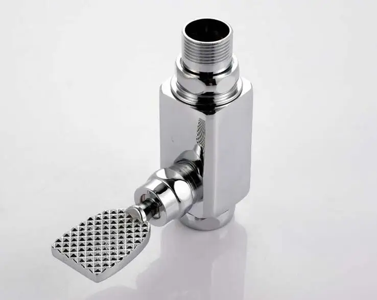 Тип прессования ступней для общественных туалетов/унитазов медный клапан