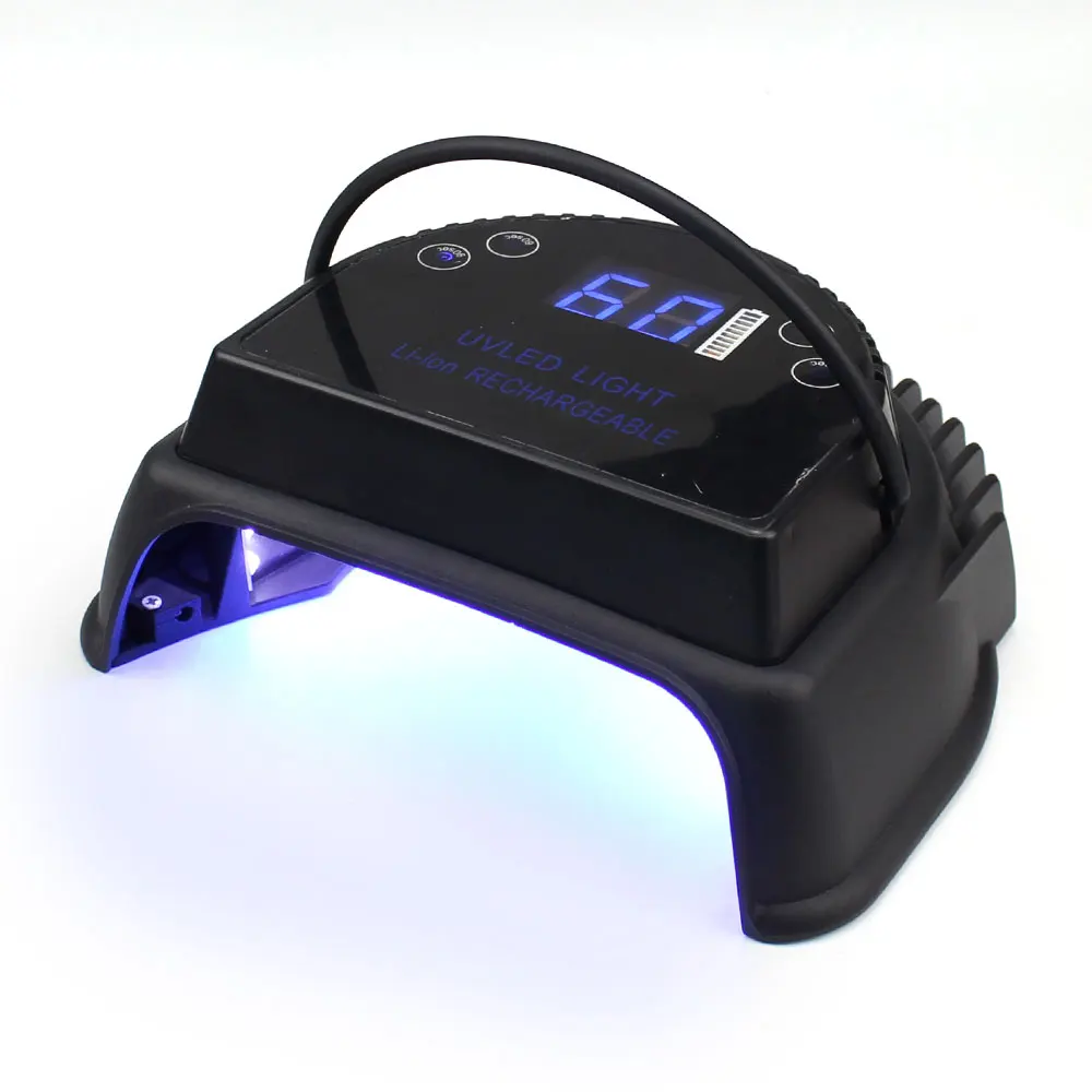 Лампа для ногтей Smart sensor 72 Вт УФ светодиодный полировщик машина с батареей для отверждения гель-терапии маникюрная лампа таймер лак для ногтей сушилка