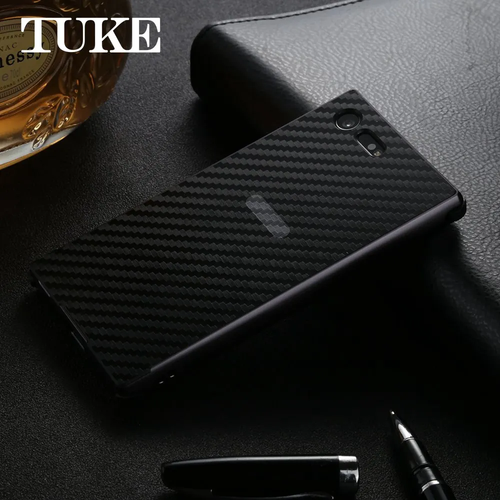 Чехол TUKE для sony XZ Premium, металлическая рамка для sony xperia XZ Premium G8142 G8141, Жесткий Чехол из волокна для sony E xperia XZ Premium