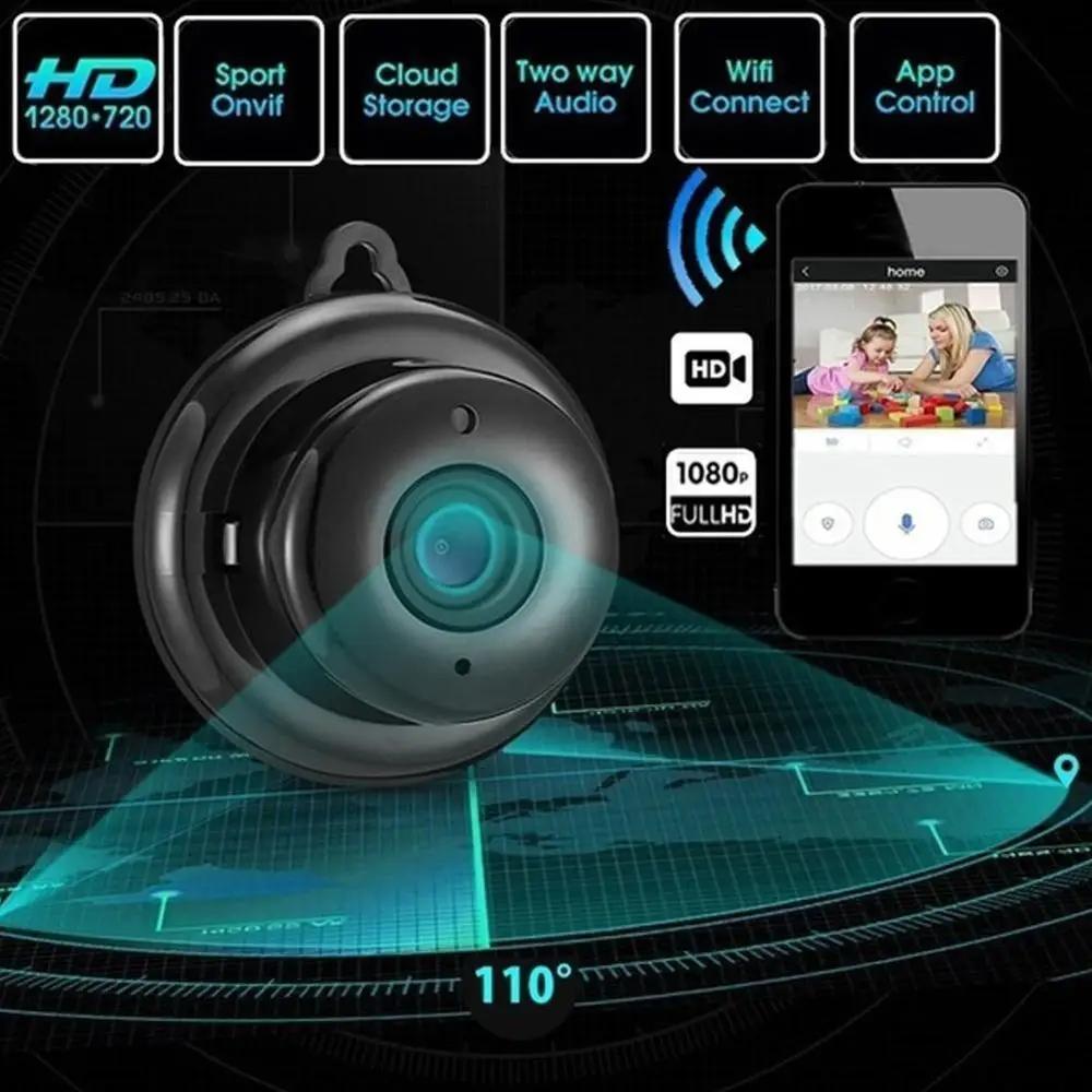 Wifi Ip камера безопасности Mini 1080 P HD Беспроводная мини Мониторинг камеры|Камеры