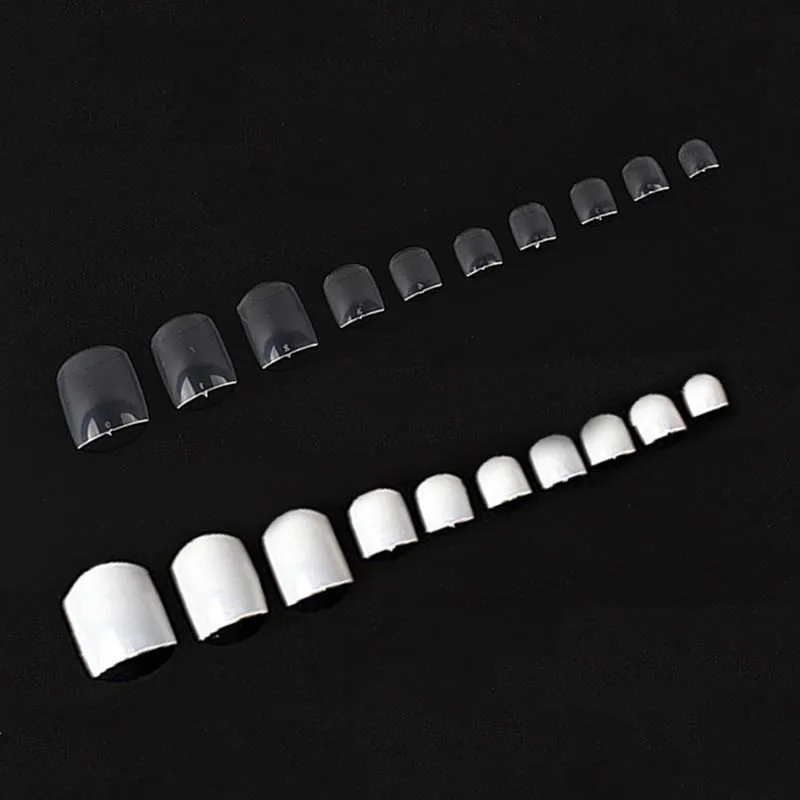 500 искусственные акриловые накладные ногти с полным покрытием для ногтей