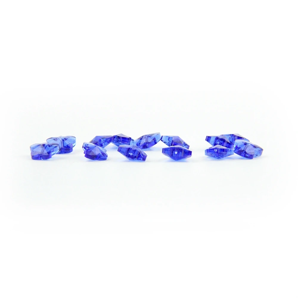 Хрустальные детали 500 шт. сапфировые кристаллы бусины-бабочки среднее значение