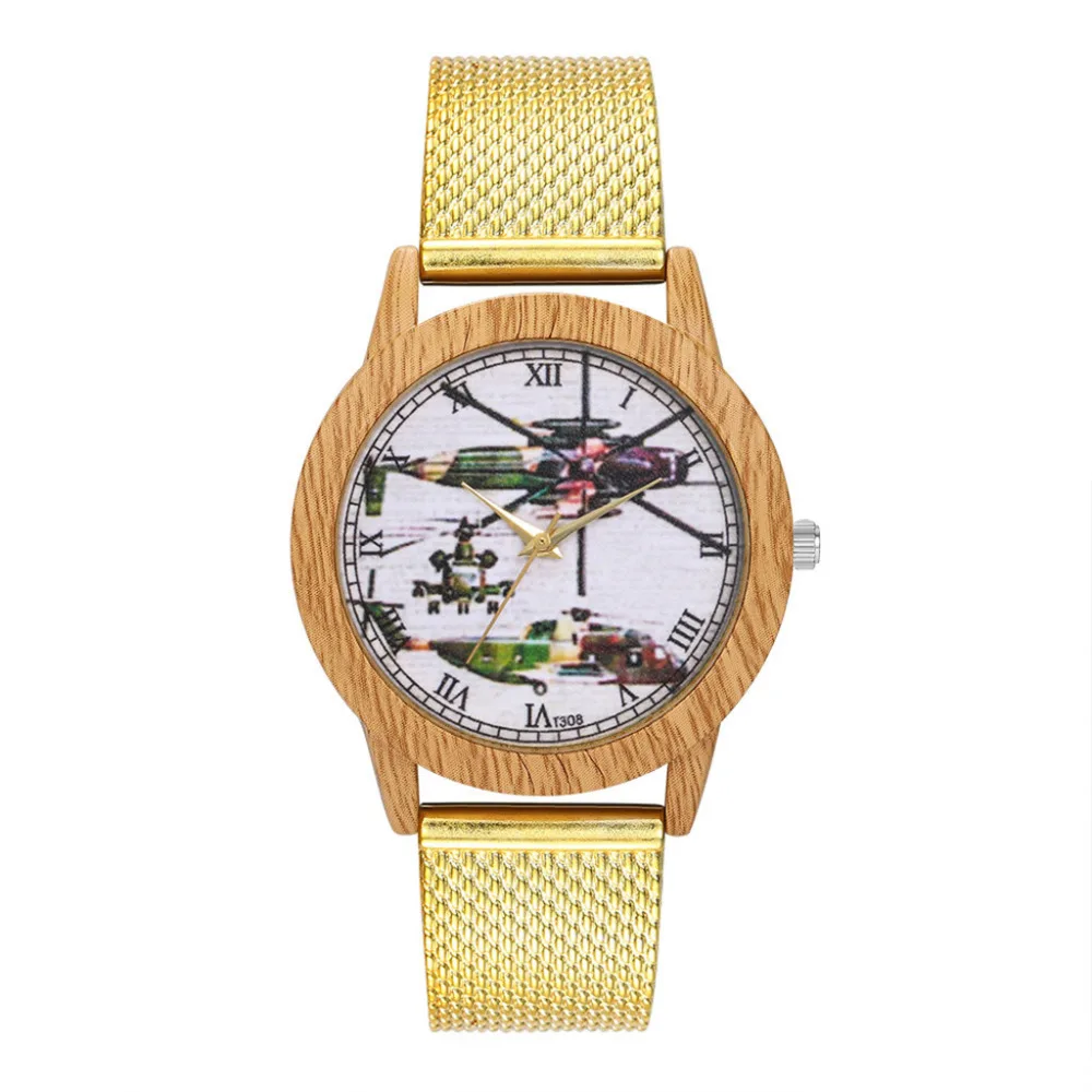 2019 горячая распродажа Женские наручные часы с изображением вертолета и