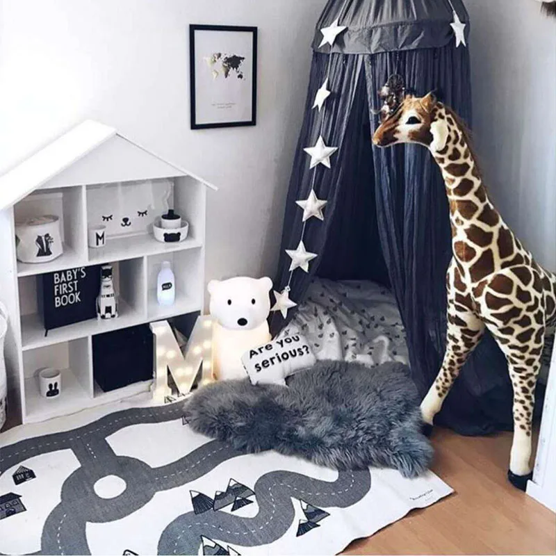 Машинная стирка ковер для детей большой хлопок современный стиль детской