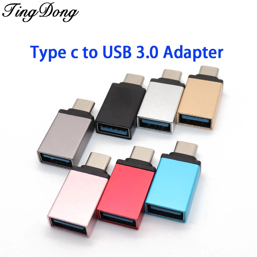 Кабель переходник с USB C OTG Type на 3 0 для Samsung S8 S9 One Plus 6t 6 Huawei Xiaomi c OTG|Переходники и