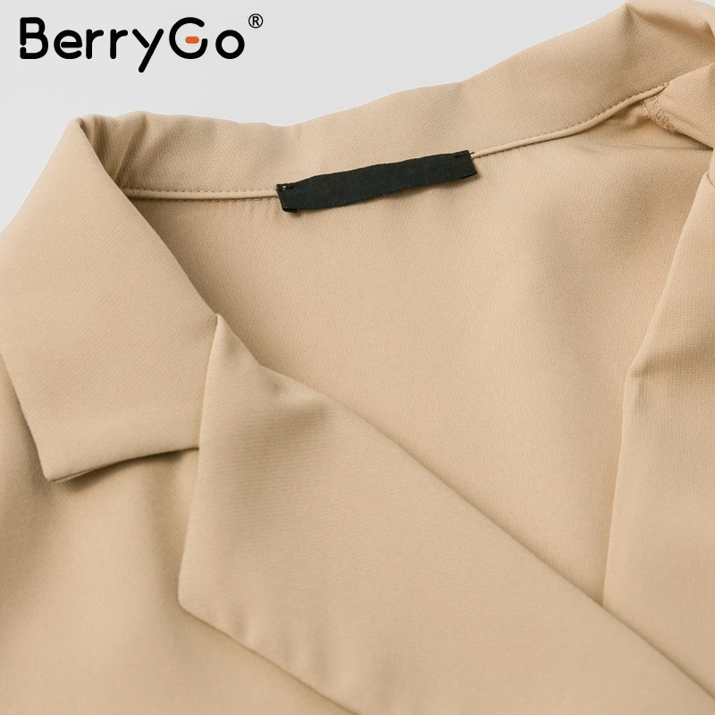 BerryGo Повседневный шорты с поясом Повседневный шорты с поясом женские, пиджак, короткие брюки Streetwear твердые мягкие офисные женские шорты снизу