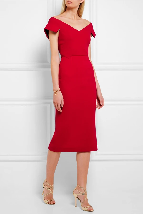 Женские Новое поступление Летнее 2019 с коротким рукавом узкие вечерние платье на