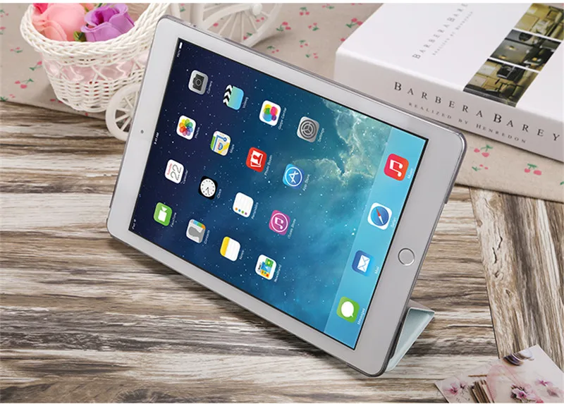 Ультратонкий чехол Lemon для iPad 2018 9 7 2017 FundaSmart Чехол Air 2 Mini 1 3 4 5 Tablet|Чехлы планшетов и