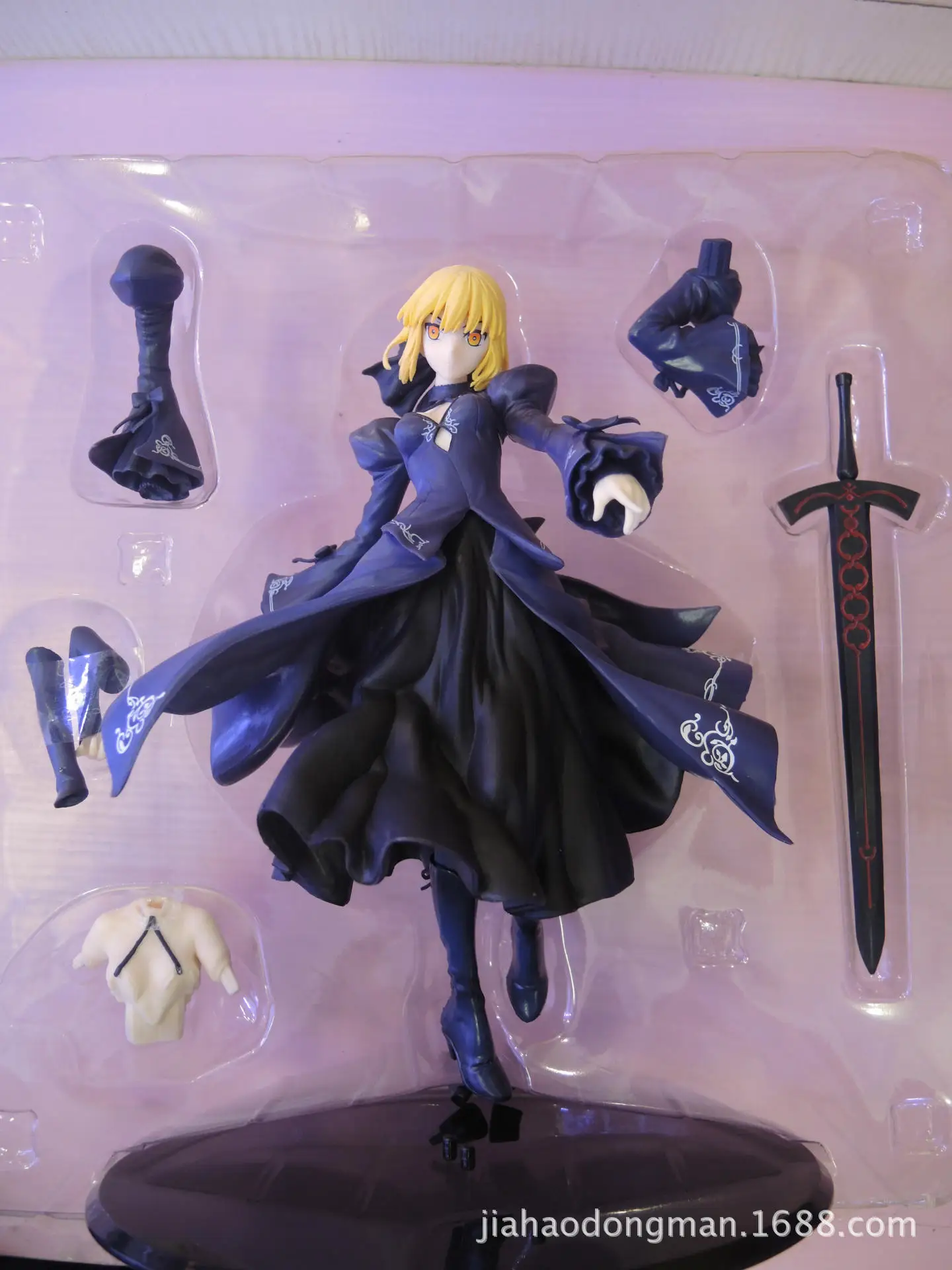 Япония Аниме Фигурка Fate Grand Order Saber Alter Dress Ver Сексуальная ПВХ Модель Коллекция украшения абсолютно новая игрушка 23 см