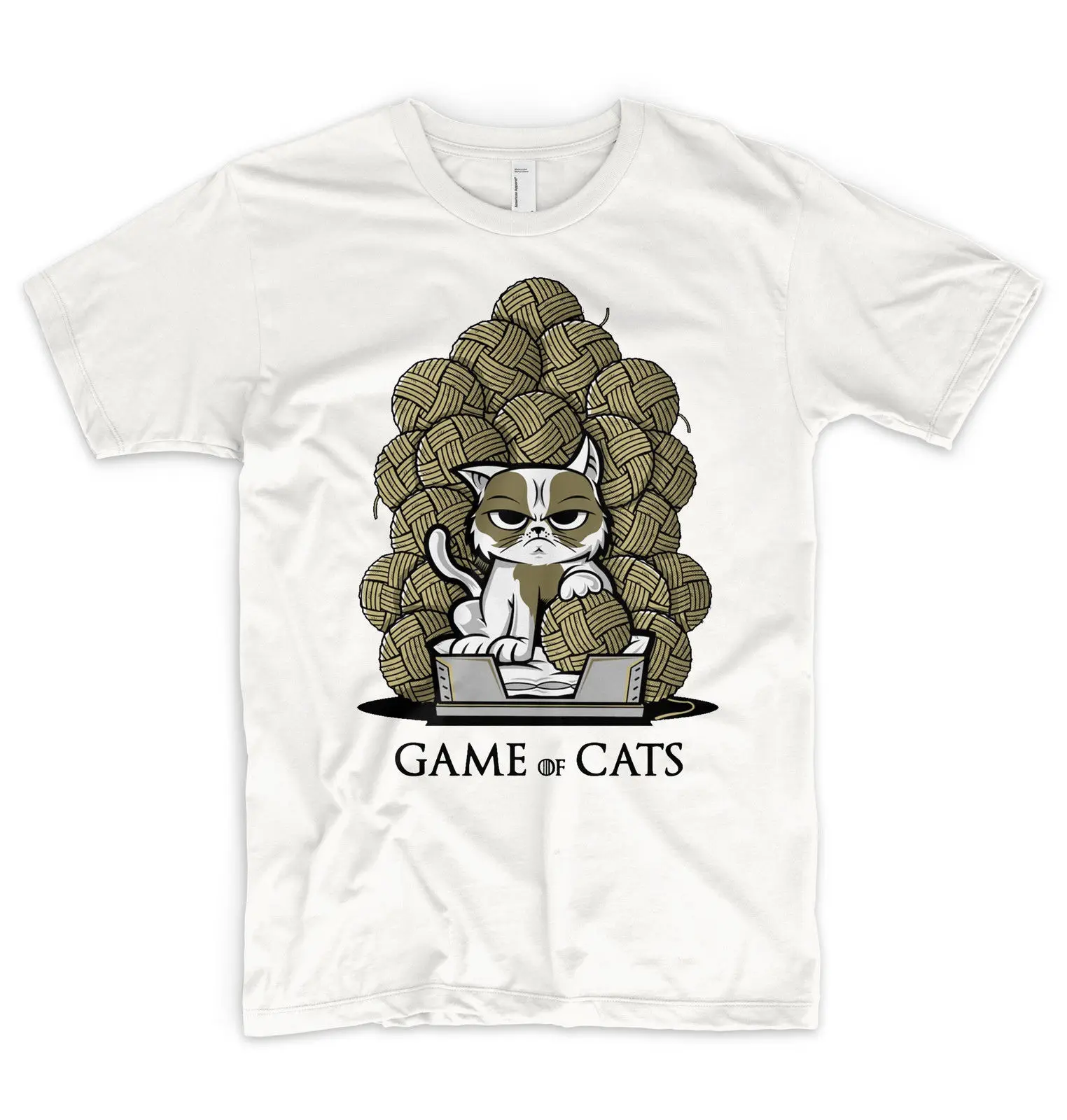 Футболка Игра кошек Престолов Meow Geek Feline забавная кошка котята Stark House бесплатная