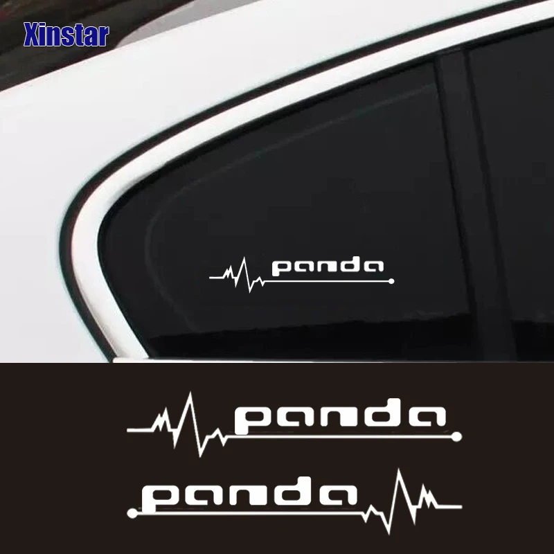 Наклейка на окна автомобиля fiat panda 2 шт.|Наклейки автомобиль| |