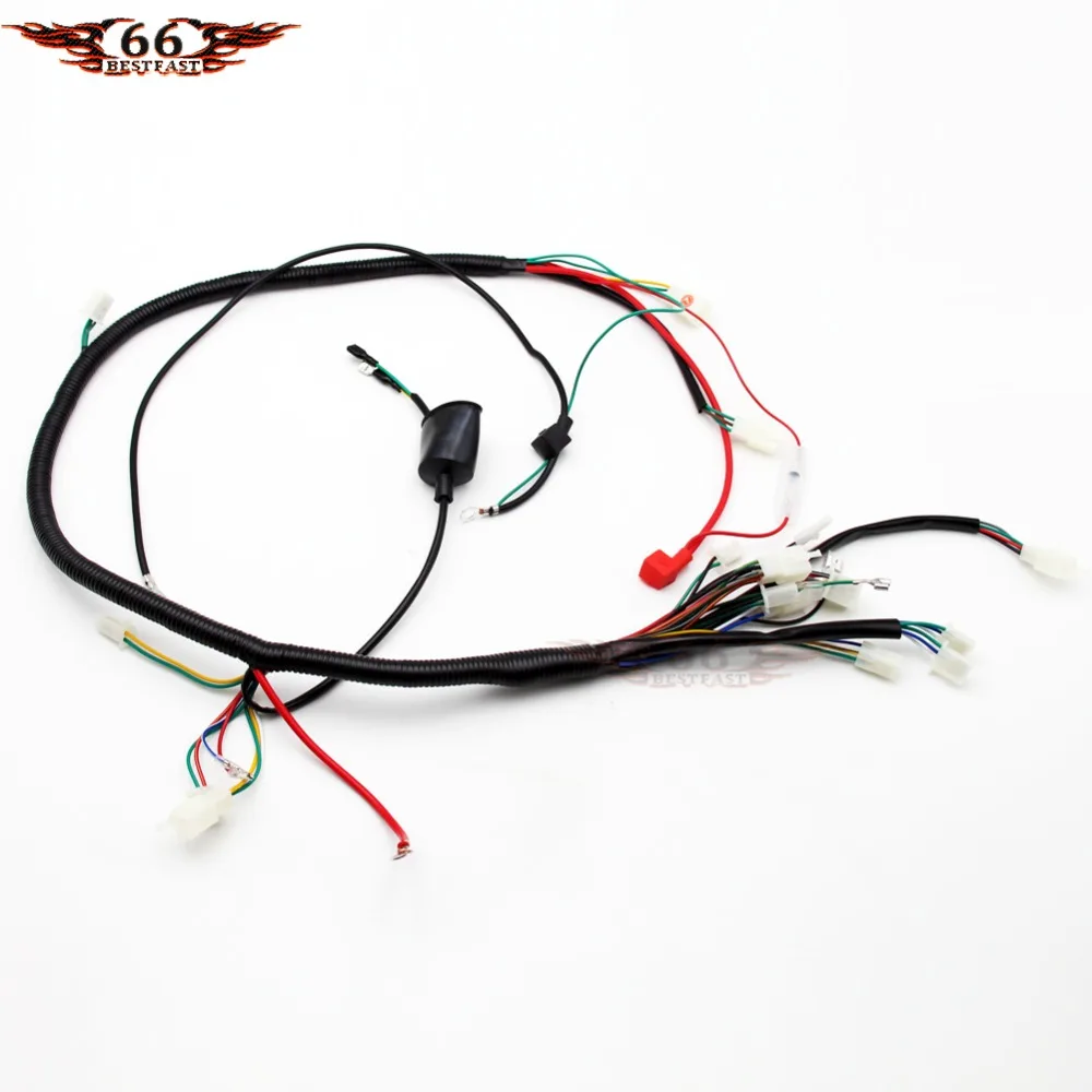 Жгут проводов GY6 Wireloom в сборе для скутера 125 куб. См 150 200 250 китайский Elecric Start Kandi ATV