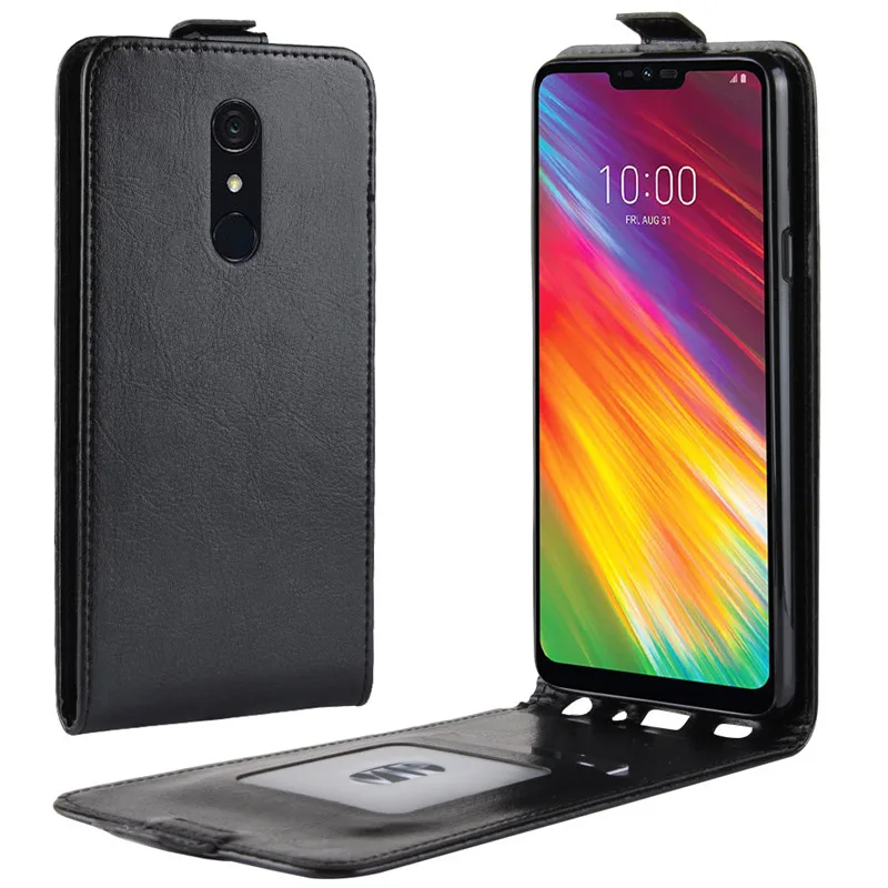 Чехол для LG G7 Fit оригинальный кожаный чехол защитный G7Fit флип кейсы|Чехлы-книжки| |
