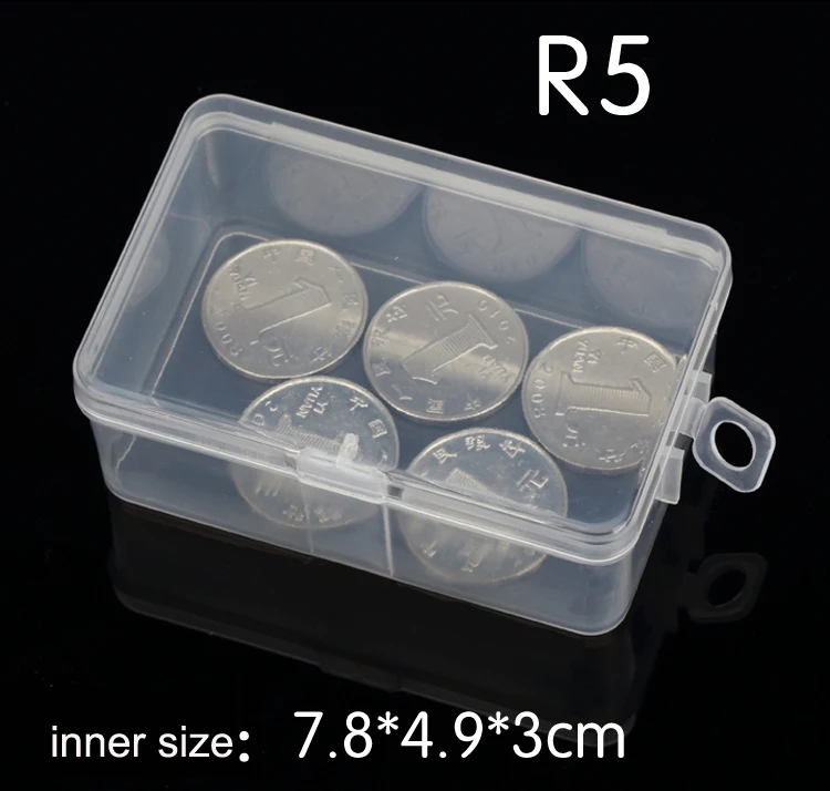 25 шт. Пластик хранения Коробки дома Организатор ювелирные изделия Бусины батареи