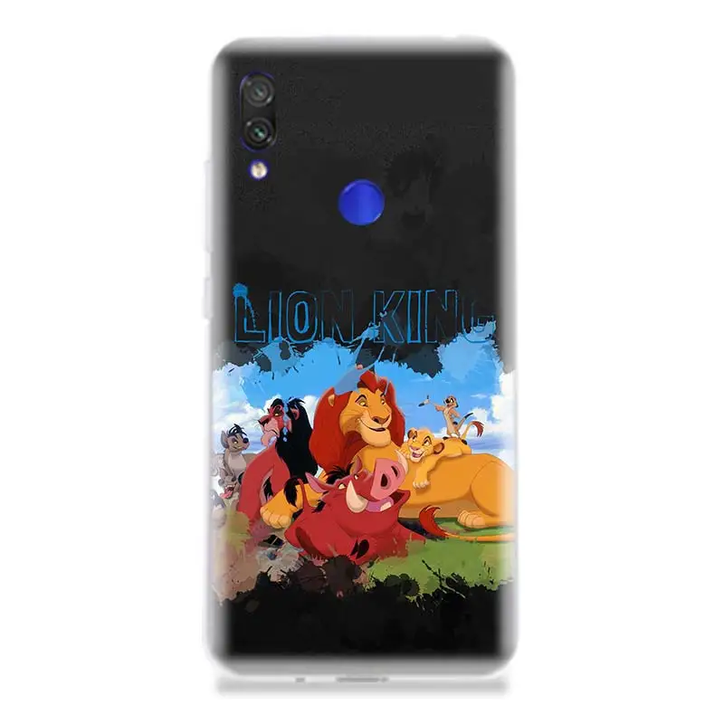 Чехол для телефона Simba The King Lion Xiao mi Red S2 Y3 Y2 K20 Pro Note 7 S 6 5 4 4X Pocophone F1 9 8 A2 Lite Coque |