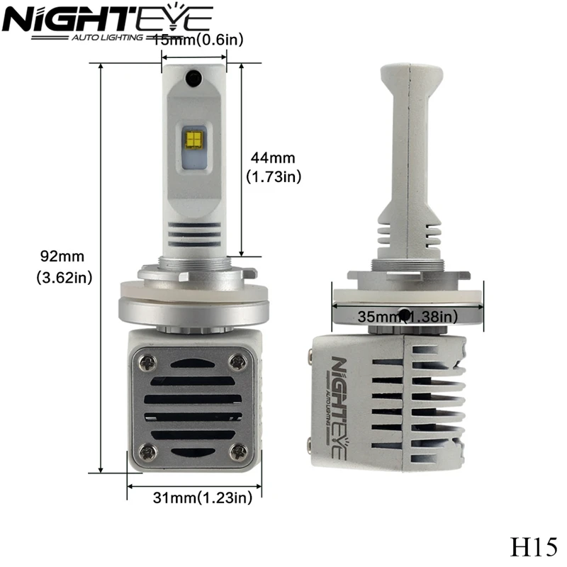 Nighteye H4 H7 H11 H13 9005 9006 чипы C/MZ 80 Вт светодиодный автомобильный головной светильник s
