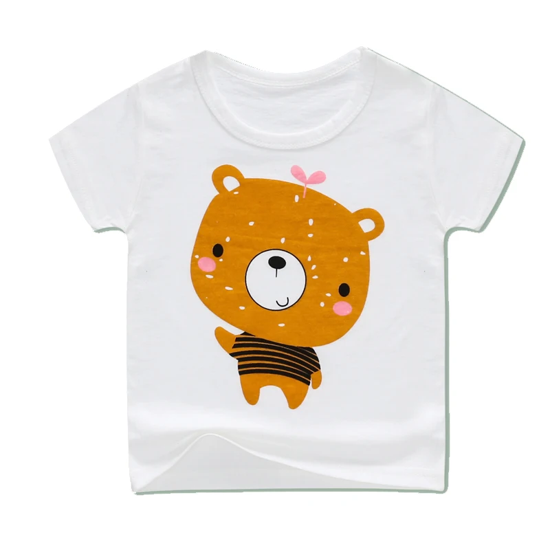 Повседневный Модный летний хлопковый пуловер для маленьких мальчиков с коротким