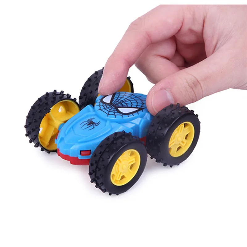 8 см Новая мода инерция двойной цвет Самосвальный анти игрушка Blaze Monster car 360