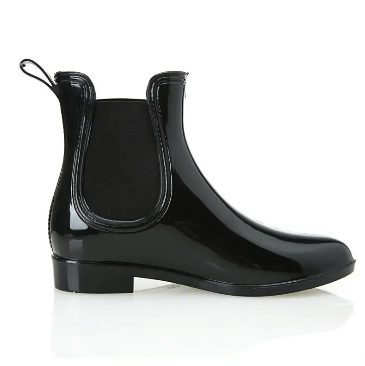 Новая Мода женские Короткие Лодыжки Wellie Веллингтон Резиновые Снег  Дождь Сапоги