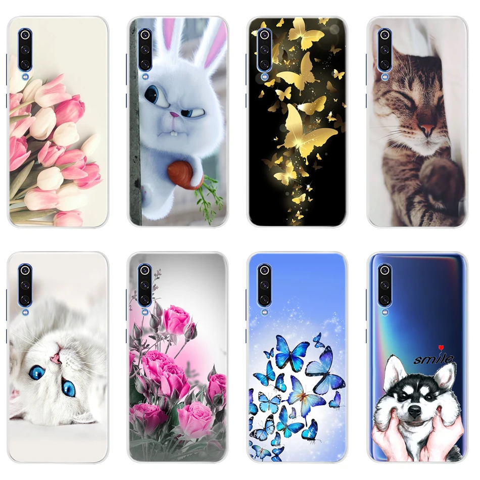 Чехол для Xiaomi mi 9 SE крутой Модный чехол с рисунком Mi9 мягкий силиконовый из ТПУ Mi