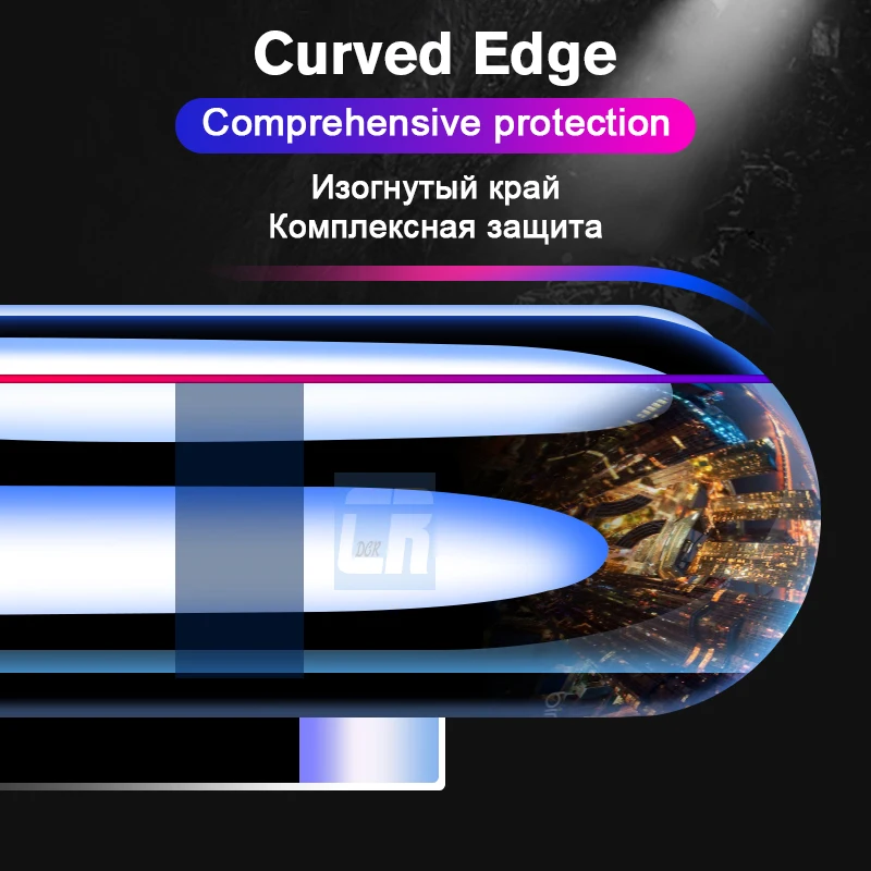 11D полностью изогнутое закаленное стекло для Xiaomi 8 A2 Lite премиум-Защита экрана для Xiaomi Redmi 7 Note 7 6 5 Pro защитное стекло