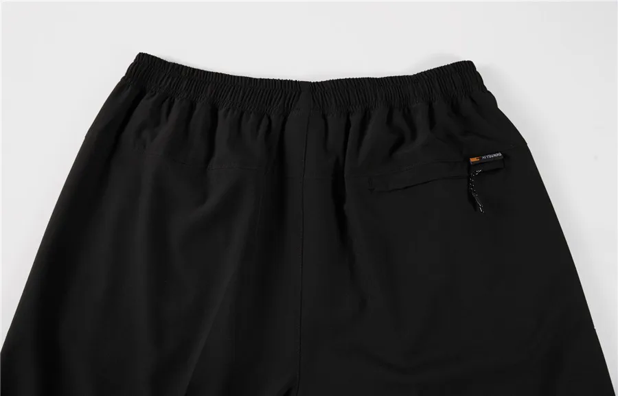 YIHUAHOO размера плюс 8X 9XL 10XL Брендовые повседневные летние шорты мужские тонкие дышащие быстросохнущие пляжные шорты эластичный пояс XYN-8860