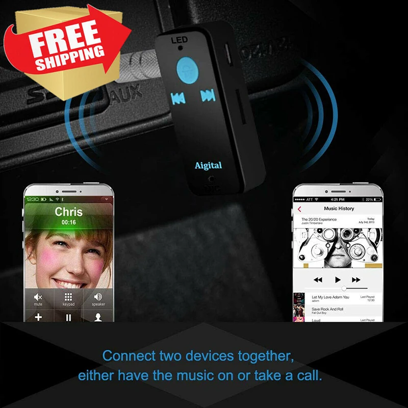 Aux аудио Bluetooth ресивер стерео Aptx 3 5 мм разъем беспроводной адаптер для наушников
