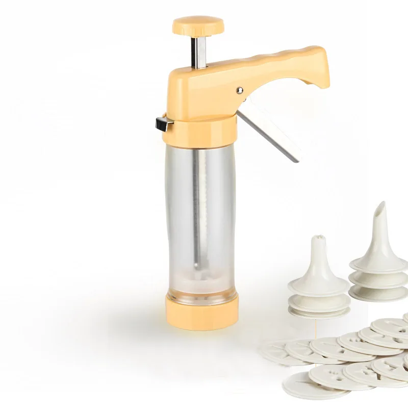 Кухонные пресс формы для печенья наборы с пистолетом 16 форм украшения и 6 насадок