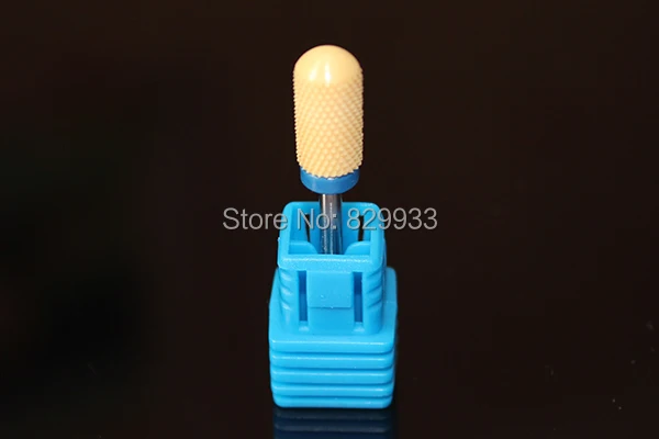 Фрезы для ногтей 1 шт. желтые керамические фрезы маникюра и педикюра