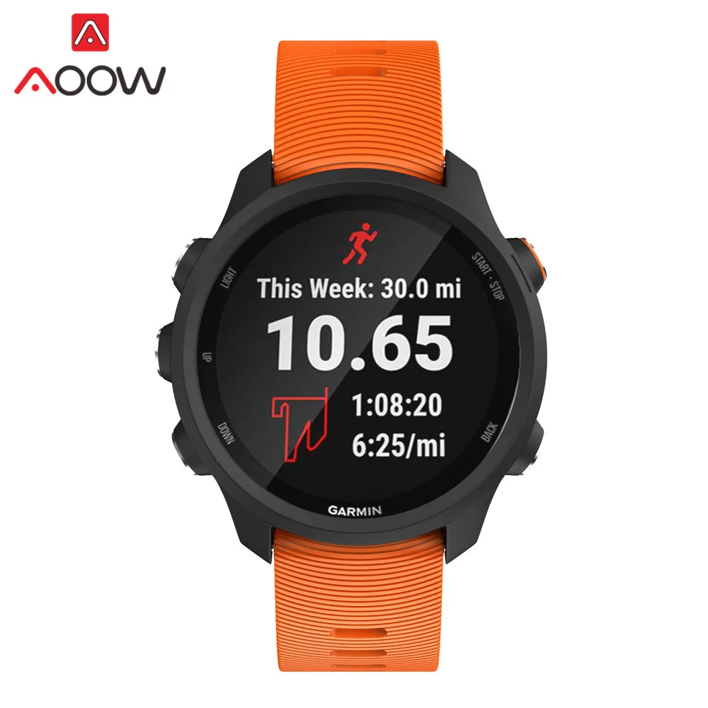 Ремешок силиконовый для наручных часов 20 мм Garmin Forerunner 245M 245 645 | Наручные часы