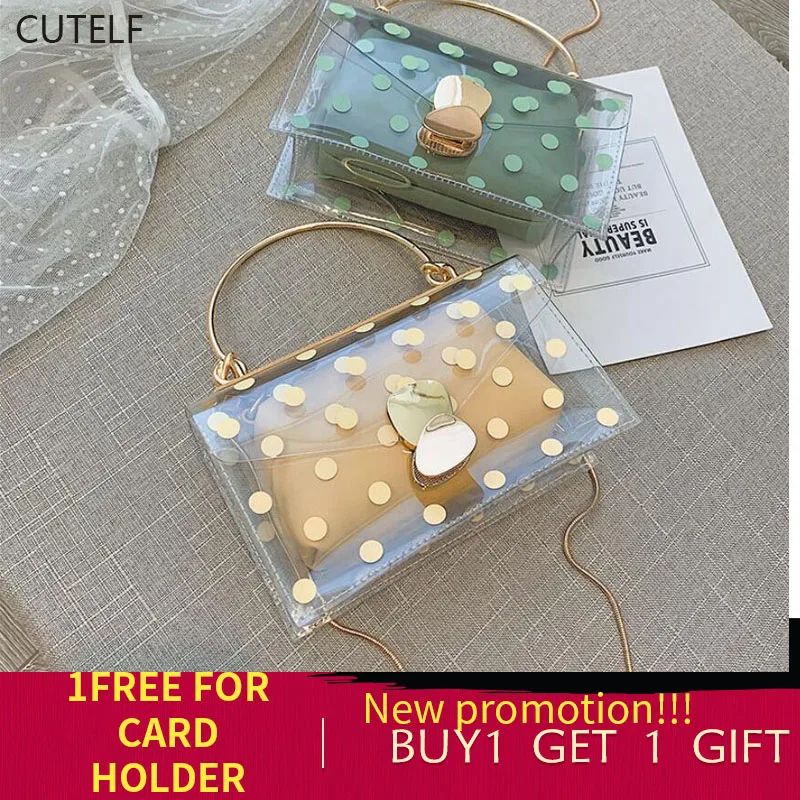 Прозрачная сумочка на ремне sac основной femme 2019 nouveau желе цепи сумки женские ручные