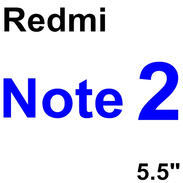 Redmi Note 2 2.5D с уровнем твердости 9H премиум-класса из закаленного Стекло для Xiaomi Redmi Note 2 3 4 Redmi 2 3 4 4X Mi3 4 4C 4S 5 xaomi Xiaomi телефон Экран защитная пленка - Цвет: Redmi Note 2