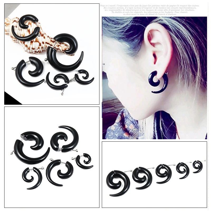 Серьги гвоздики WIWI унисекс 2 шт./компл. новинка черные серьги в стиле панк готика