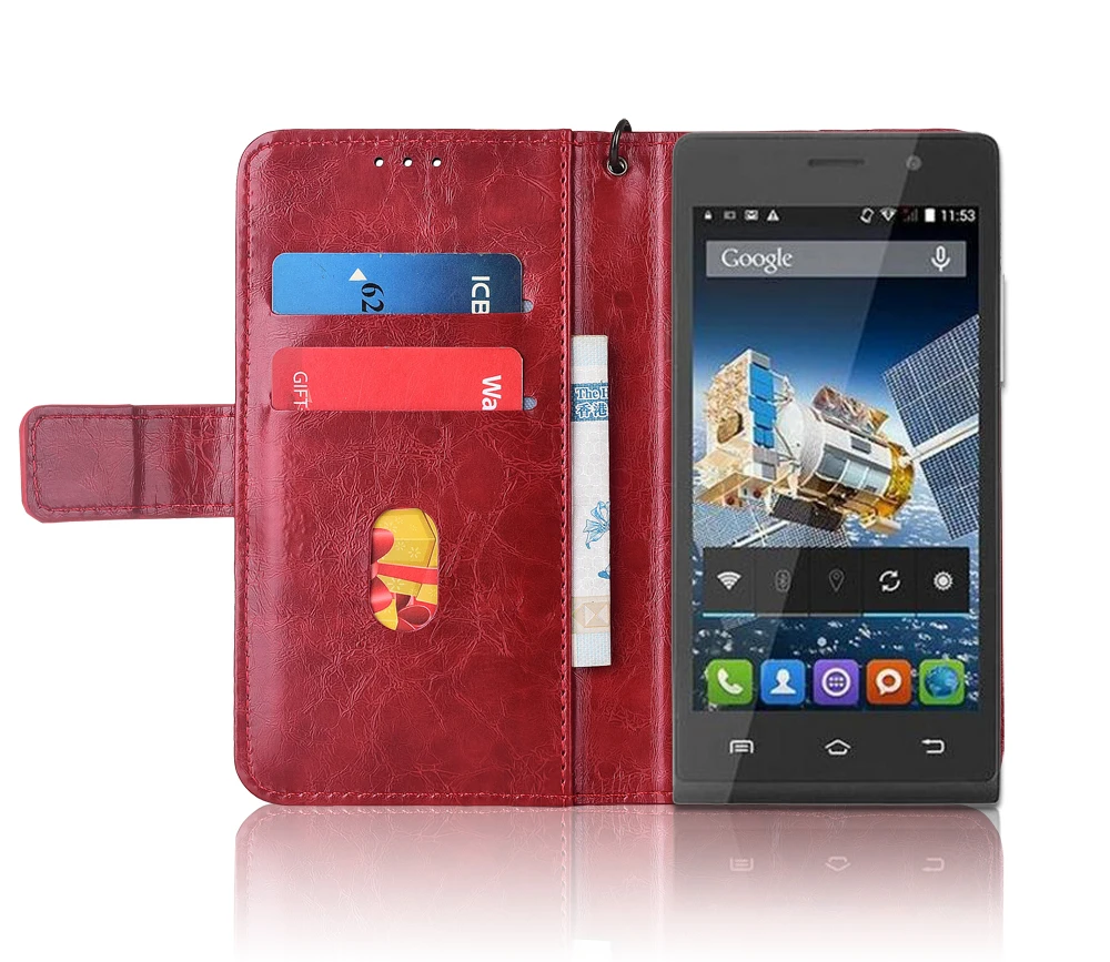 Кожаный чехол книжка для Jinga Moguta M1 LTE Fundas с цветочным принтом 100% специальный