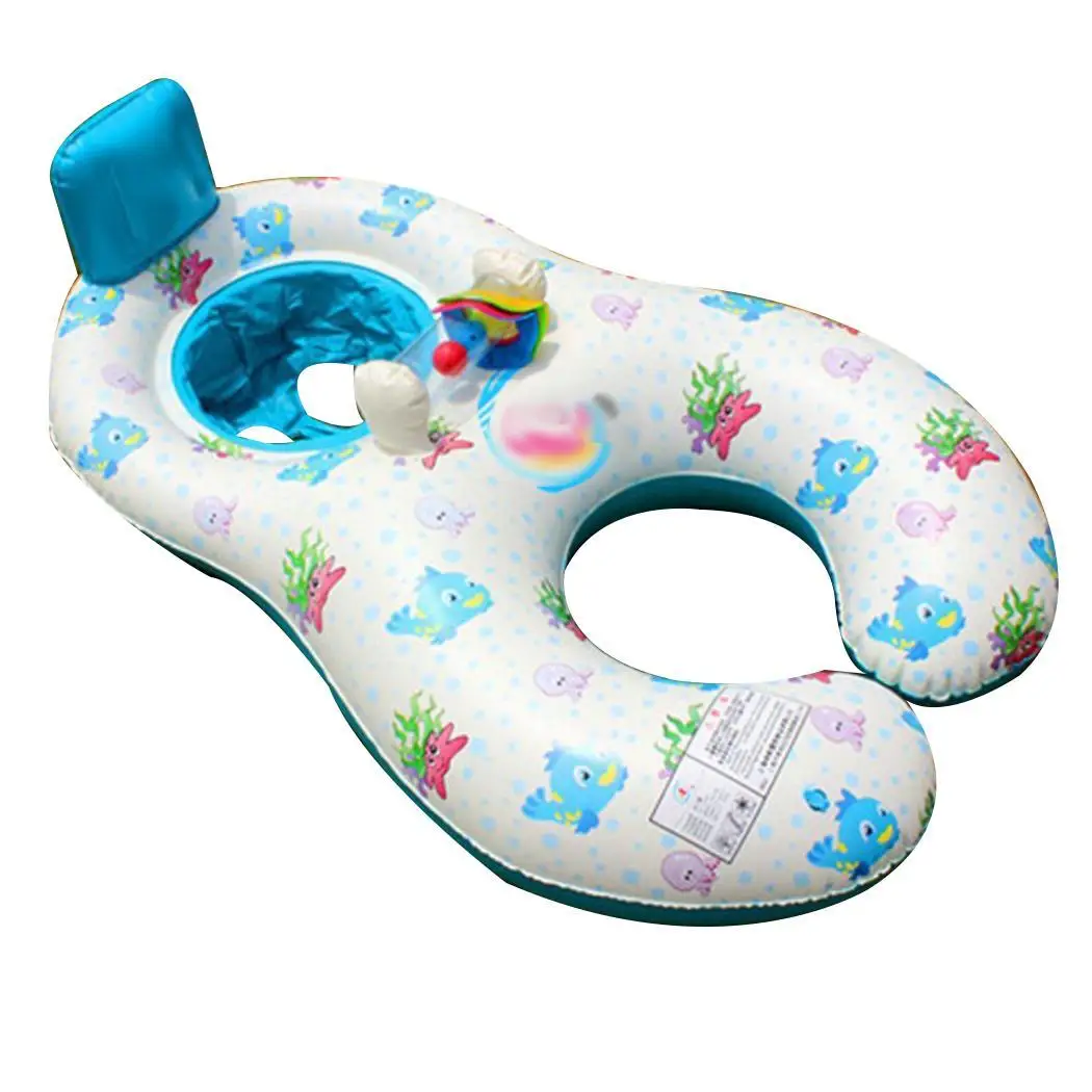 Надувная игрушка для бассейна с кольцом плавания мамы и ребенка|Плавательные