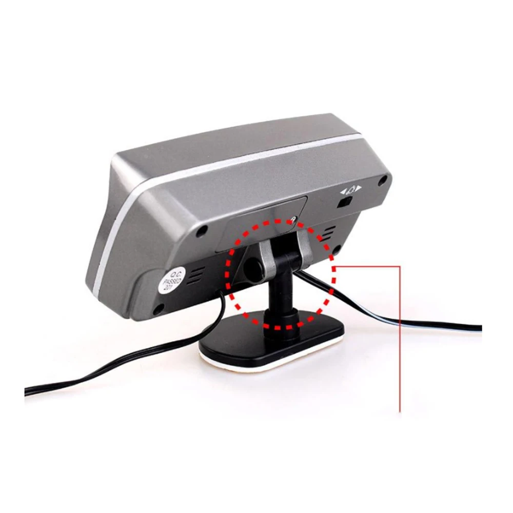 Новинка несколько функций автомобильный термометр цифровые часы вольтметр