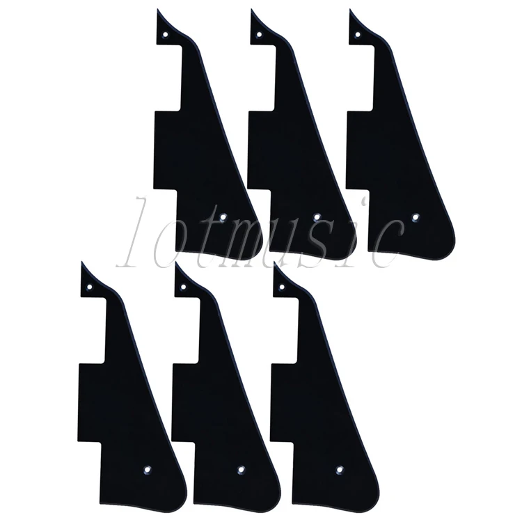 6Pcs Black Guitar Pickguard For Electric Guitar Replacement Body Custom Plastic 2018 new electric guitar black guitar custom red edge 3 pickups black hardware custom shop free shipping