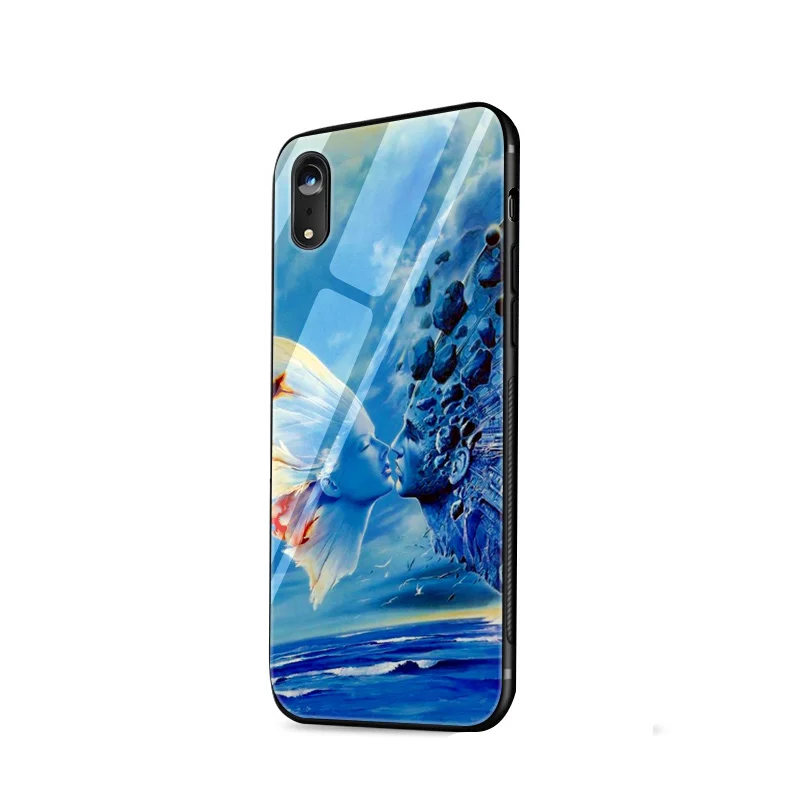 Desxz стеклянный чехол из ТПУ mariposa en rosas flor для iPhone 5 5S SE 6 6s 7 8 Plus X XR XS Max|Чехлы-накладки|